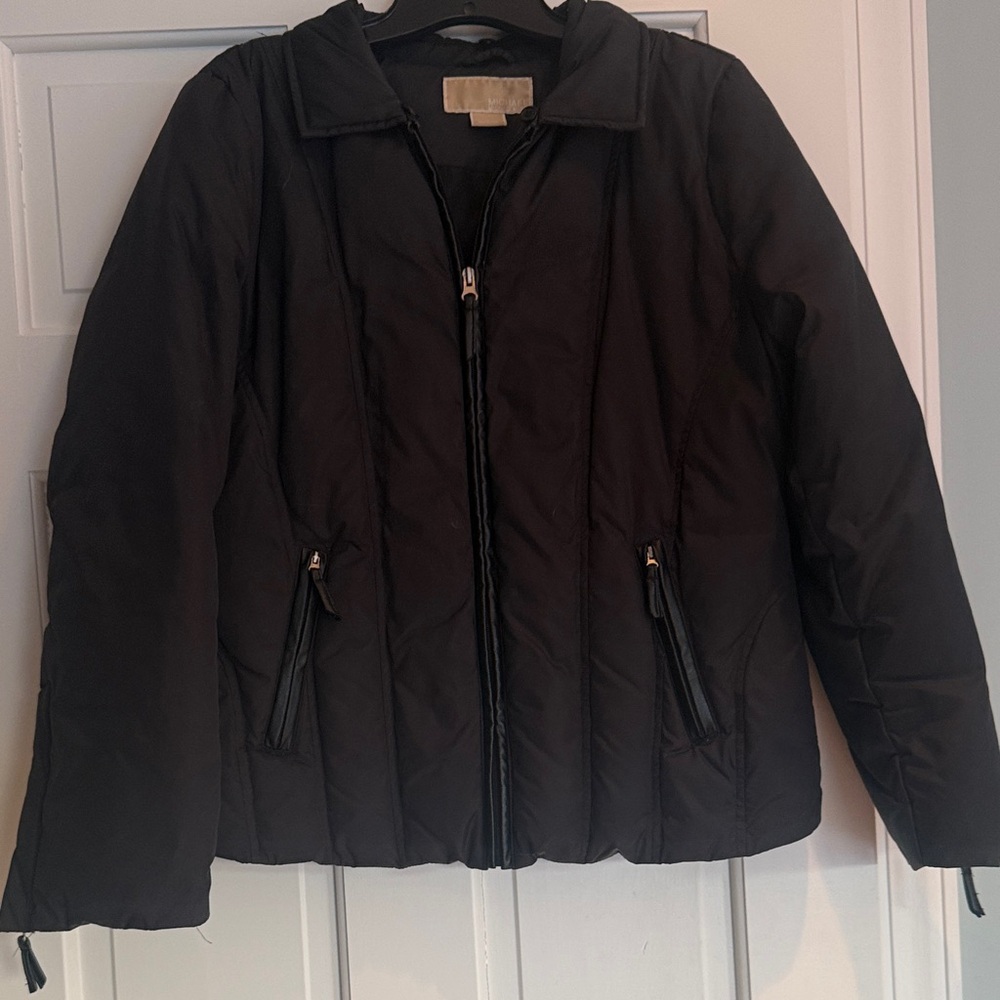 Michael Kors Black Quilted Winter Jacket